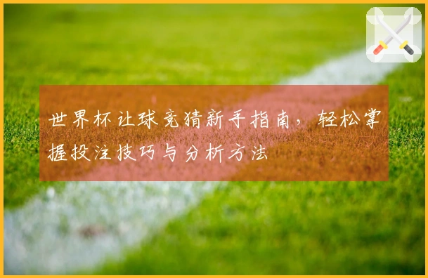 世界杯让球竞猜新手指南，轻松掌握投注技巧与分析方法